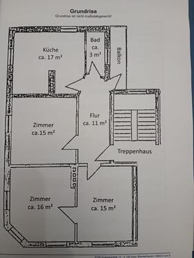 Foto - Schöne 3-Zimmer-Wohnung ohne Provision, 3. Stock, 78m2, Bremerhav