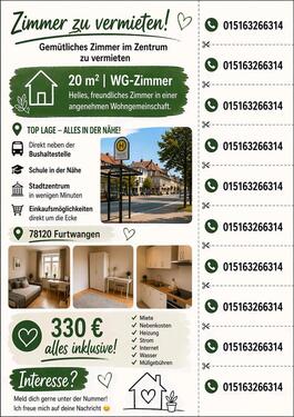 Foto - Zimmer zu Vermiten! - 330,00&nbsp;EUR Kaltmiete, ca.&nbsp; 20,00&nbsp;m&sup2;