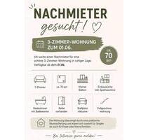 3 Zimmer Wohnung zum 01.06. Zu vermieten - Rotenburg (Wümme)