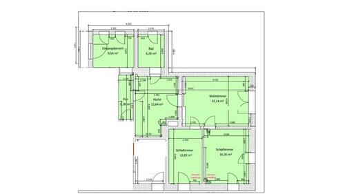 Foto - 3.5 Zimmer Erdgeschoßwohnung zur Miete in Kemberg