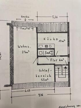 Foto - Vorankündigung: Dachgeschosswohnung in Bremen Blumenthal 55 qm