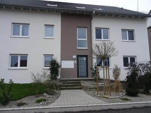 Foto - Modern und Exklusiv - Schöne Neubau 4-Zimmer-EG-Wohnung (links) im ruhigen Neubaugebiet in Honhardt