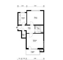 2‑Zimmer‑Wohnung Balkon & Keller – ruhige Lage - Stapelfeld