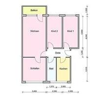 Wohnung zu vermieten - 810,00&nbsp;EUR Kaltmiete, ca.&nbsp; 70,37&nbsp;m&sup2; in Bernburg (Saale) (PLZ: 06406)