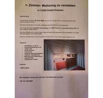 1 Zimmer Wohnung ab sofort - 400,00&nbsp;EUR Kaltmiete, ca.&nbsp; 40,00&nbsp;m&sup2; in Dotternhausen (PLZ: 72359)