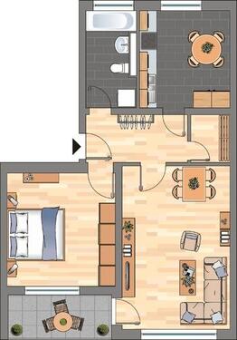 Foto - 2 Zimmer Etagenwohnung zur Miete in Oldenburg