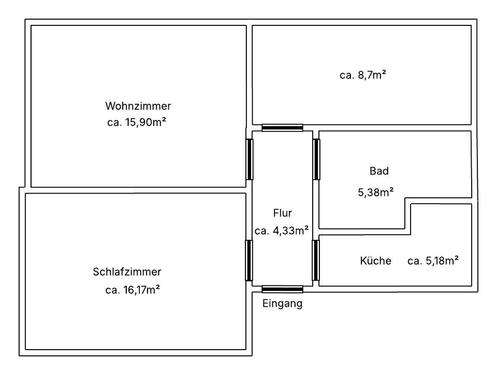 Foto - Renovierte 3-Zimmer-Wohnung in Gräfenhainichen – Erstbezug