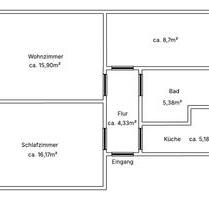 Renovierte 3-Zimmer-Wohnung in Gräfenhainichen – Erstbezug