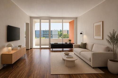Foto - Top-Floor-Wohnung mit Balkon, Aufzug & Stellplatz