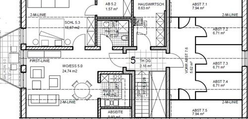 Foto - 2 Zimmer Wohnung 50qm, zur Miete - Erstbezug