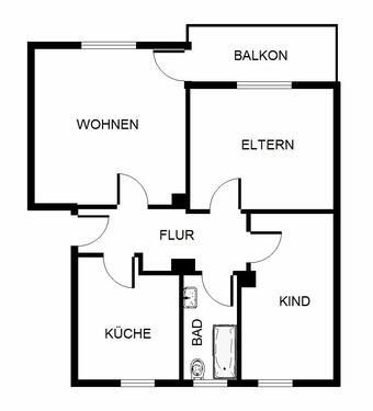 Foto - Demnächst frei! 3-Zimmer-Wohnung in Gelsenkirchen Hassel