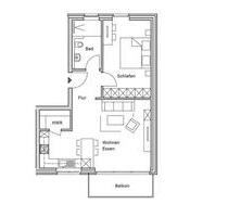 2-Zimmer-Wohnung in Borghorst, zentral mit Balkon - Steinfurt