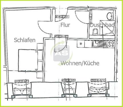 Foto - Etagenwohnung zur Miete in Zwickau