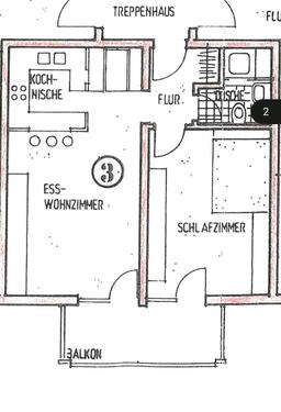 Foto - 2-Zimmer Wohnung in Biberach - 500,00&nbsp;EUR Kaltmiete, ca.&nbsp; 48,00&nbsp;m&sup2;
