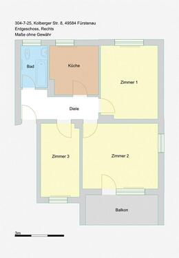 Foto - Etagenwohnung in Fürstenau zur Miete