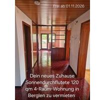 Sonnendurchflutete 120 m² 4-Raum-Wohnung in Berglen-Steinach