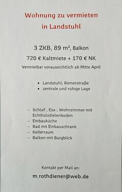 Foto - Wohnung in Landstuhl zu vermieten