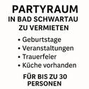 Foto - Veranstaltungsraum in Bad Schwartau zu vermieten, Taufe,