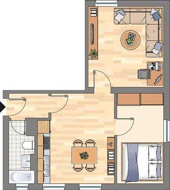 Foto - Etagenwohnung zur Miete in Dortmund