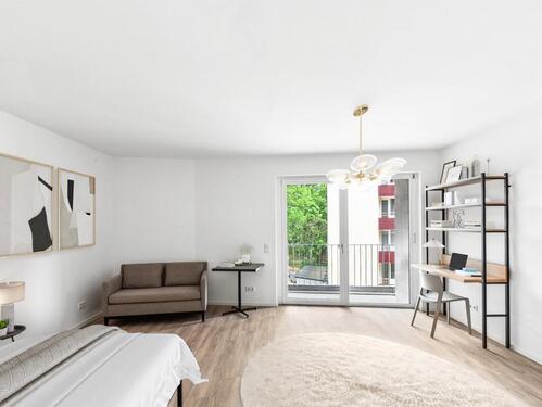 Foto - Für Singles & Pendler: Möblierte 1-Zimmer-Wohnung