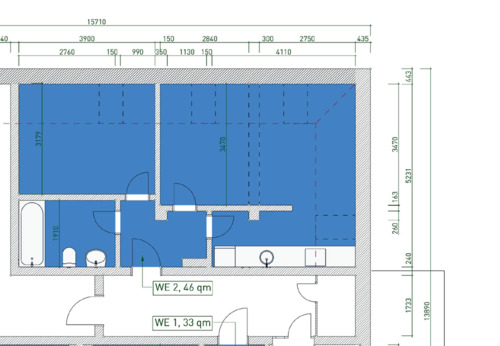 Foto - Wohnung zur Miete Dachgeschoss, Mühlweg 42 in Halle