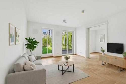 Foto - Moderne 4-Zimmer-Gartenwohnung (befristet bis 31.03.2028) mit TG-