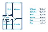 Foto - 3 Zimmer Etagenwohnung zur Miete in Reichenbach im Vogtland