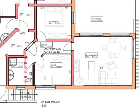 Foto - Neubau Wohnung Schwanenkirchen - 800,00&nbsp;EUR Kaltmiete, ca.&nbsp; 83,00&nbsp;m&sup2;