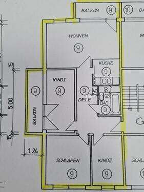 Foto - 4-Raum-Wohnung mit 2 Balkonen in Gotha-West zu vermieten