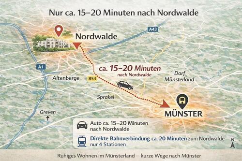 Foto - 2 Zimmer Etagenwohnung zur Miete in Nordwalde