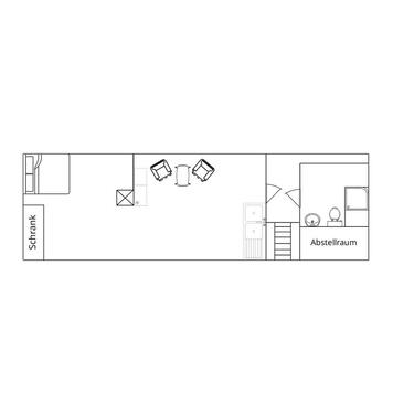 Foto - Helle 1,5-Zimmer Wohnung unter Dachschrägen in Hürth