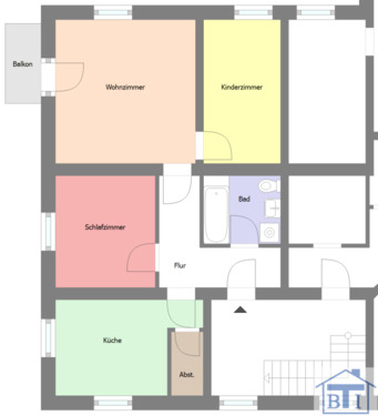 Foto - Etagenwohnung zur Miete in Zittau