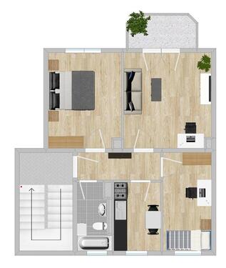 Foto - 3 Zimmer Etagenwohnung zur Miete in Riesa