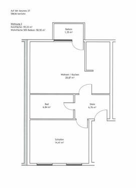 Foto - 2 Zimmer Etagenwohnung in Iserlohn