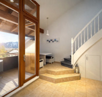 Modern wohnen am Tegernsee: helle Galeriewohnung mit Balkon - Rottach-Egern
