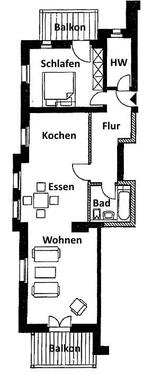 Foto - 2 Zimmer Etagenwohnung zur Miete in Dresden