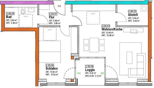 Foto - 2 Zimmer Etagenwohnung zur Miete in Gütersloh