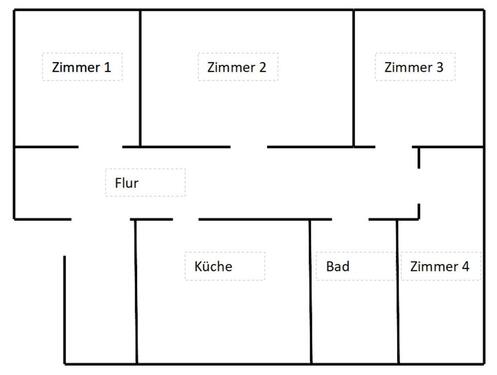 Foto - 4 - Raum Wohnung in Naumburg Bürgergartenviertel