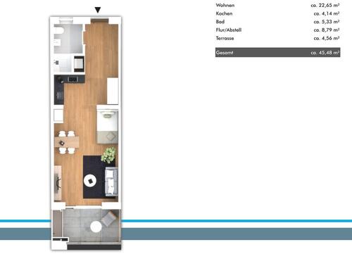 Foto - Eigentumswohnung Neubau, Modern Stadtmitte WG15