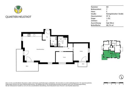 Foto - 3 Zimmer Etagenwohnung in Dresden