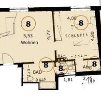 Maisonette Wohnung, 2 Schlafzimmer, 2 Wohnzimmer, ideal für 4 Per - Castrop-Rauxel