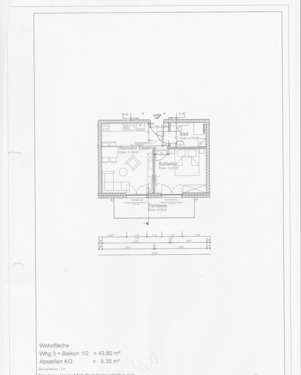 Foto - 43m² Einzimmerwohnugn mit Terrasse in CLP + Aufzug + Keller