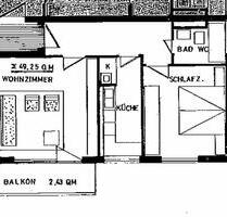 2-Zimmer Wohnung mit Balkon Ingolstadt Unterhaunstadt