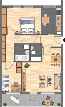 Foto - Etagenwohnung zur Miete in Braunschweig