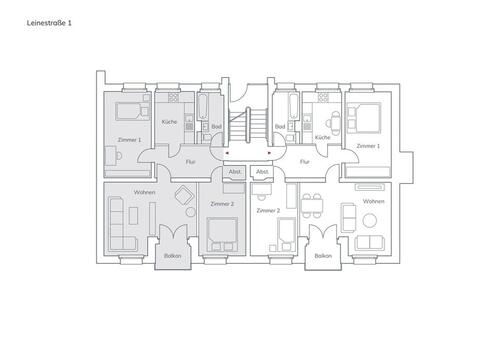 Foto - Helle 3 Zimmer Wohnung mit Balkon
