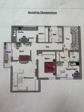 Foto - 3-Zimmer-Wohnung in Volkach - 840,00&nbsp;EUR Kaltmiete, ca.&nbsp; 91,00&nbsp;m&sup2;