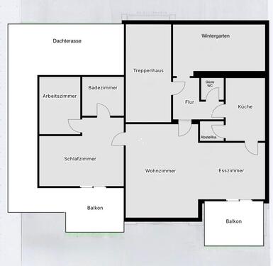 Foto - Exklusive Penthousewohnung mit größzügiger Dachterasse