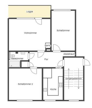 Foto - Attraktive 3,5 Zimmer-Wohnung mit Balkon in Leverkusen-Rheindorf