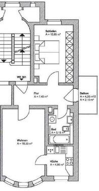 Foto - 2 Zimmer Etagenwohnung zur Miete in Leipzig