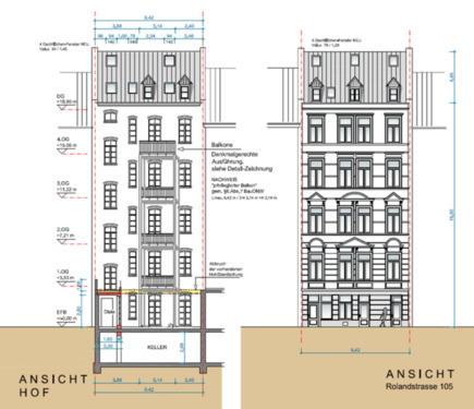 Foto - 3-Zimmer 80 qm mit Terrasse – Erstbezug im Denkmal – Südstadt
